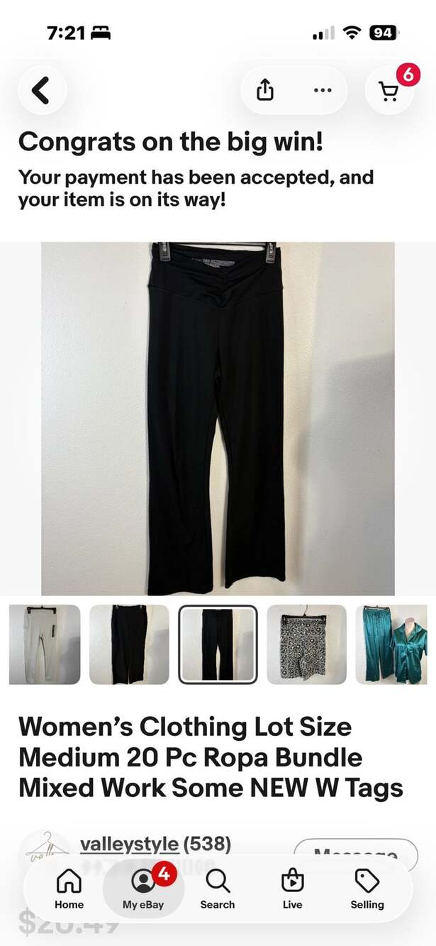 Victoria's Secret PINK PINPOINT LIVE Black High-Rise Foldover Flare Leggings